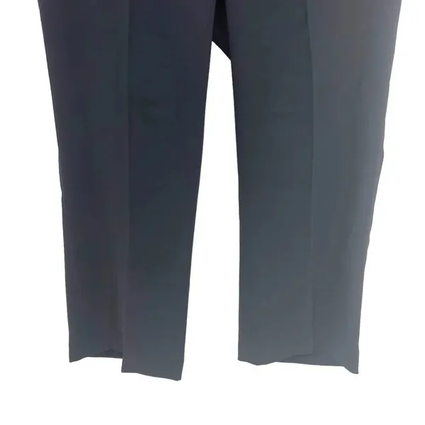 Amanda Uprichard‎ Trouser Dress Pants Cropped Capri Classic Black Size Large - Image 4