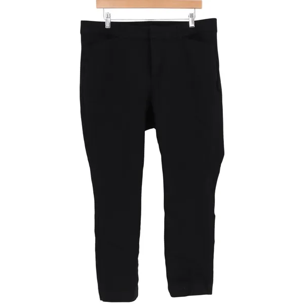 Old Navy Pixie Skinny High Rise Pants Black Ankle Trousers Size 16 SSA086 - Image 2