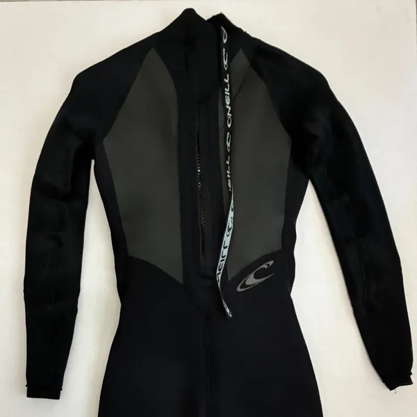 O'Neill Epic Womens 4 Black 3/2mm Back Zip Full Wetsuit Long Sleeve 0696 - Image 7