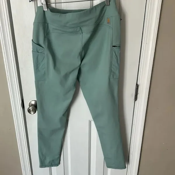 Carhartt Women's Force Fitted Lightweight Utility Legging in Blue Surf medium - Image 6