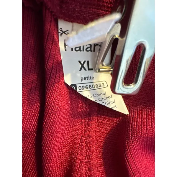 **Halara Women's Halo Tek Air Pull on Pants Stretch Wide Leg Burgundy Size XL - Image 6