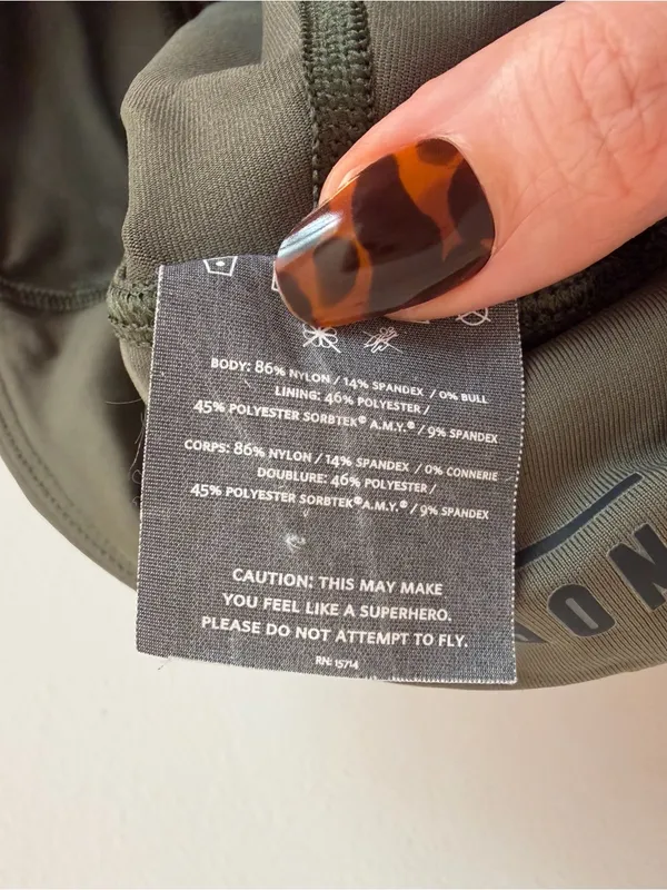 NOBULL Low Rise Booty Shorts 2” Army Olive Green Made in USA Extra Small XS - Image 6