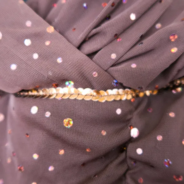 Vintage Y2K Ruby Rox Brown Sparkley Midi Dress - Image 7
