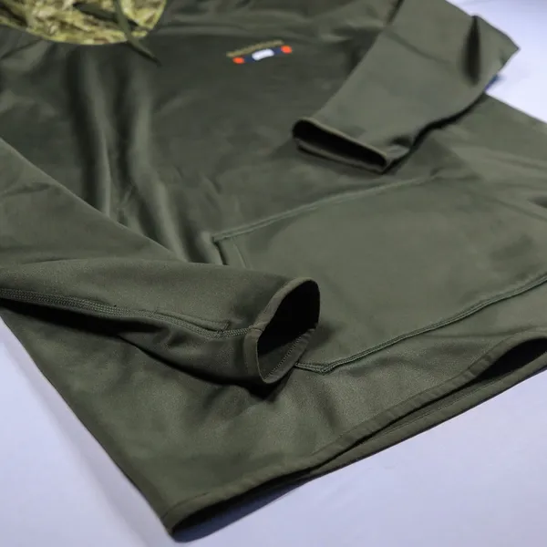 Nike Dri-Fit Denver Broncos Hoodie Women 2XL Green Salute Service Camo NFL 2018 - Image 4