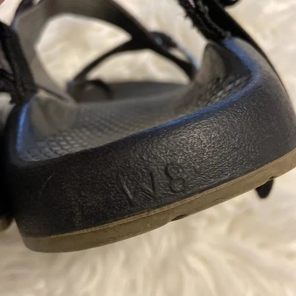 Chaco Sandals size 8 good condition color purple blue see all photos - Image 5