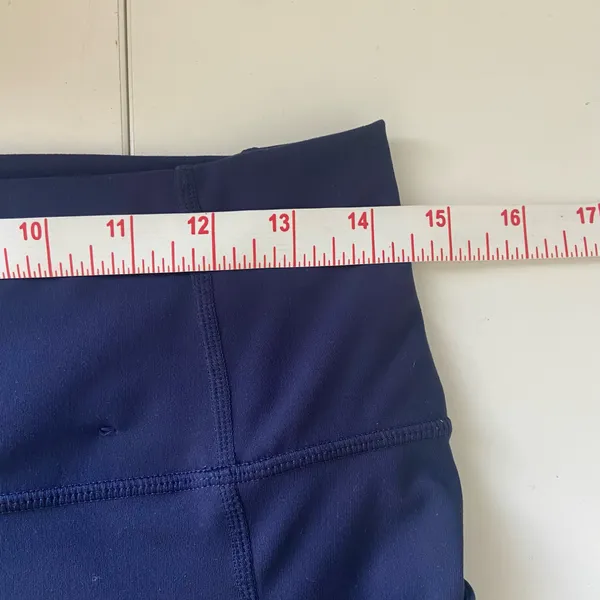 Navy Blue High-Waist Leggings  - Image 6