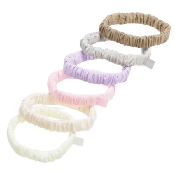 Lululemon Skinny Scrunchies 6 Pack Sheer Oak/Lt Ivory/Pink Org/Elix/Vapor/Lav Fr - Image 2