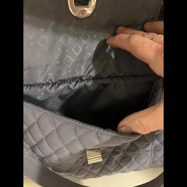 Vera Bradley Stylish Quilted Tote Bag - Gray - Image 3