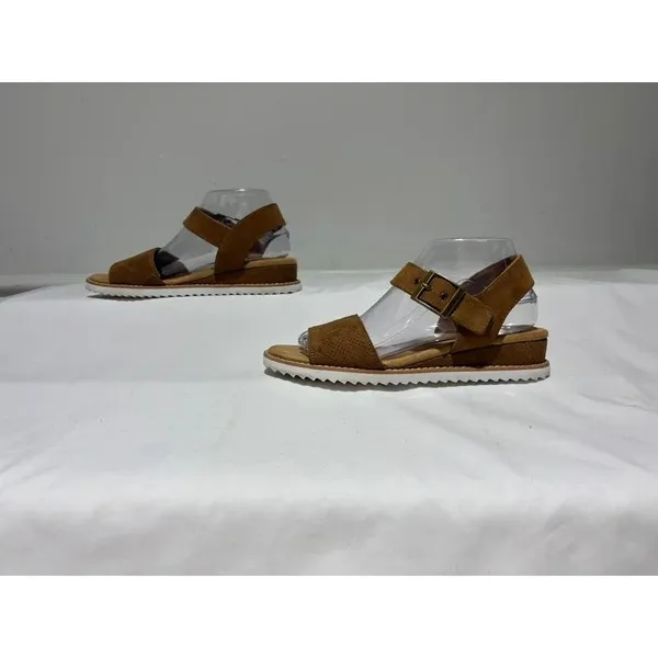BOBS from Skechers platform sandals Size 7.5 Brown - Image 3