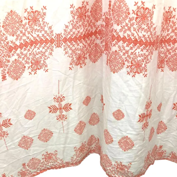 BB Dakota Havana Floral Maxi Dress NWT Size 10 White Peach Boho V-Neck - Image 10