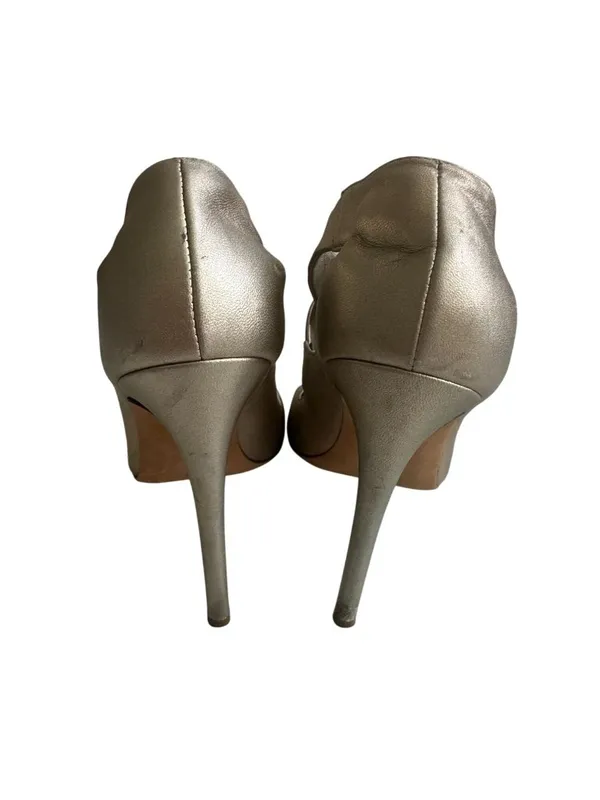 RUPERT SANDERSON Gold Leather Heels Size 36 / US 6 - Image 5
