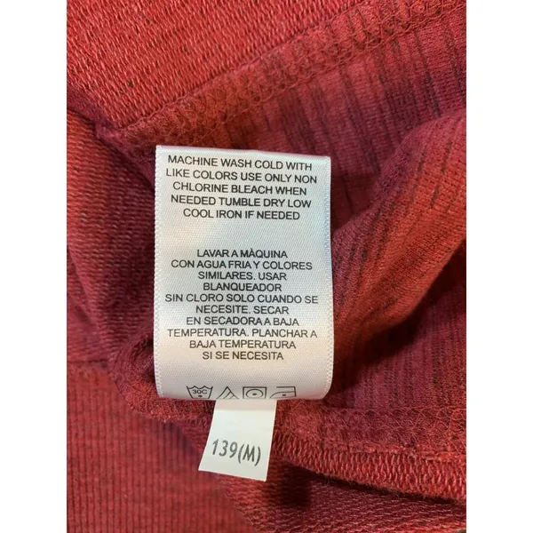 Champion Sweatshirt Womens XL Burgundy Crew Neck Appliqué‎ Logo Basic Classic - Image 8