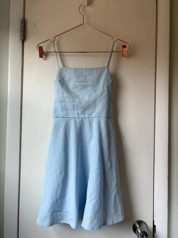Altar'd State Mini Dress Blue - Image 3