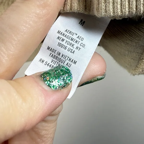 Aerie Sandy Ribbed Cropped Hoodie - Image 7