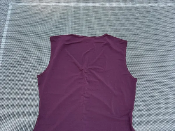 Vintage Baranda Y2K medium purple Rouched 90's Babydoll Baby Tee‎ Top summer - Image 5