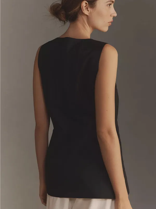 Maeve Button Front Vest - Image 3