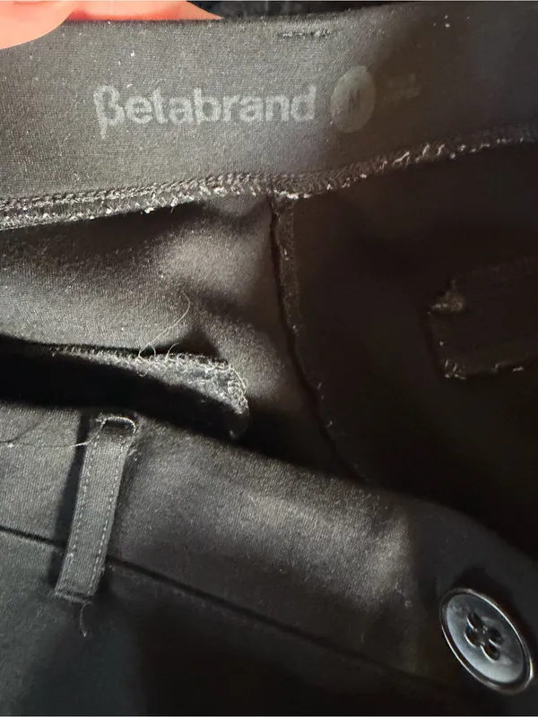 Betabrand DPYP High Rise Bootcut Black Medium . Dress Pant Yoga Pant - Image 5