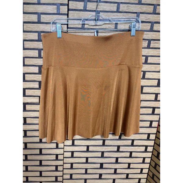 Free People Brown Mini Skirt‎ Size XL - Image 2