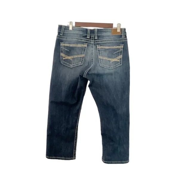 BKE Dakota‎ Mid Rise Dark Wash Cropped Jeans Size 29 - Image 3