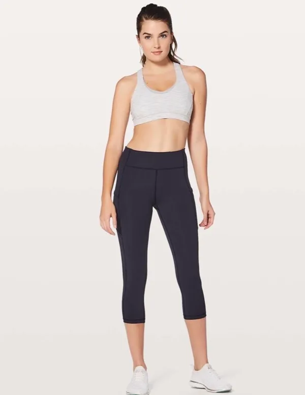 Lululemon Stash N' Run Bra Wee Are From Space Nimbus Battleship / Ice Grey 4 - Image 8