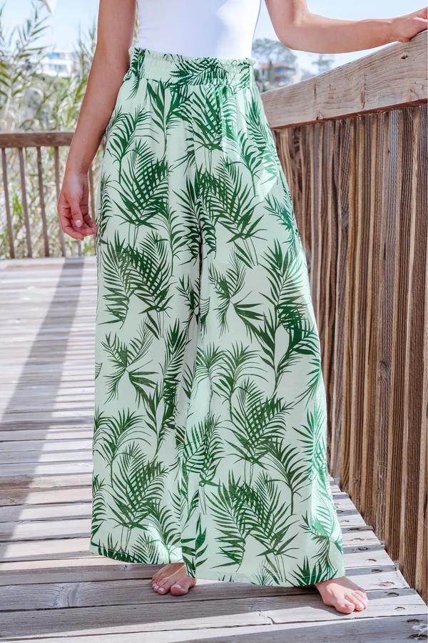 Cupshe Tropical Breezy Wide Leg Pants - Image 3