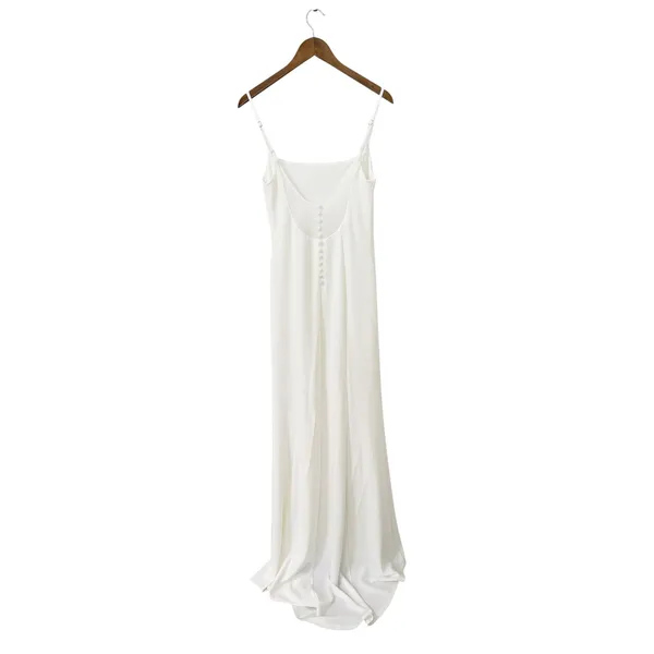 Lulus Blessed Romance White Sleeveless Button Back Mermaid Maxi Dress size XL - Image 4