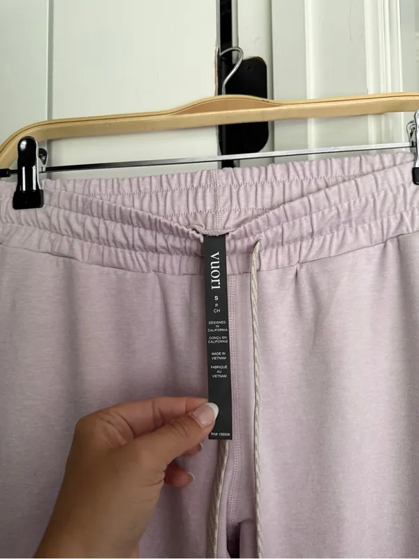Vuori pink performance women’s high rise jogger pants - Image 3