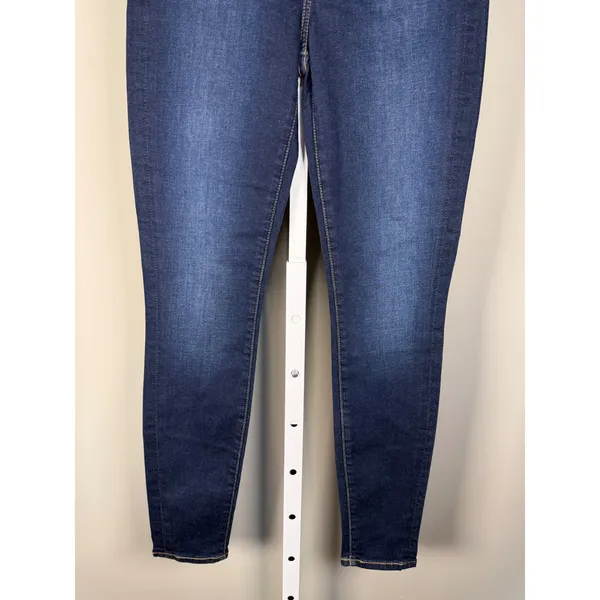 7 For All Mankind‎ Slim Illusion Luxe High Waist Ankle Skinny Jeans 24 NWT - Image 4