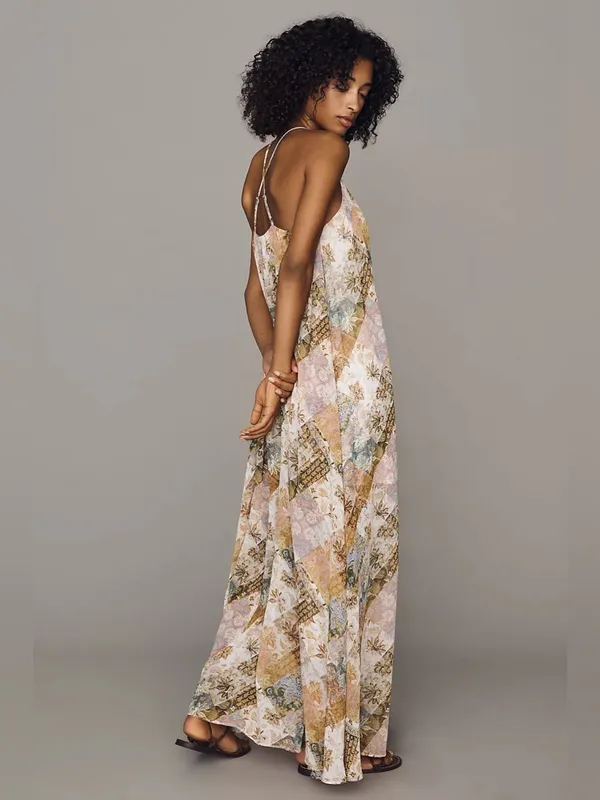 NWT Avec Les Filles Paisley Maxi Dress - Image 3