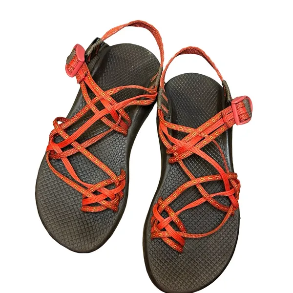 Chaco Z/Cloud X2 Sandals – W8 Orange/Red - Image 3