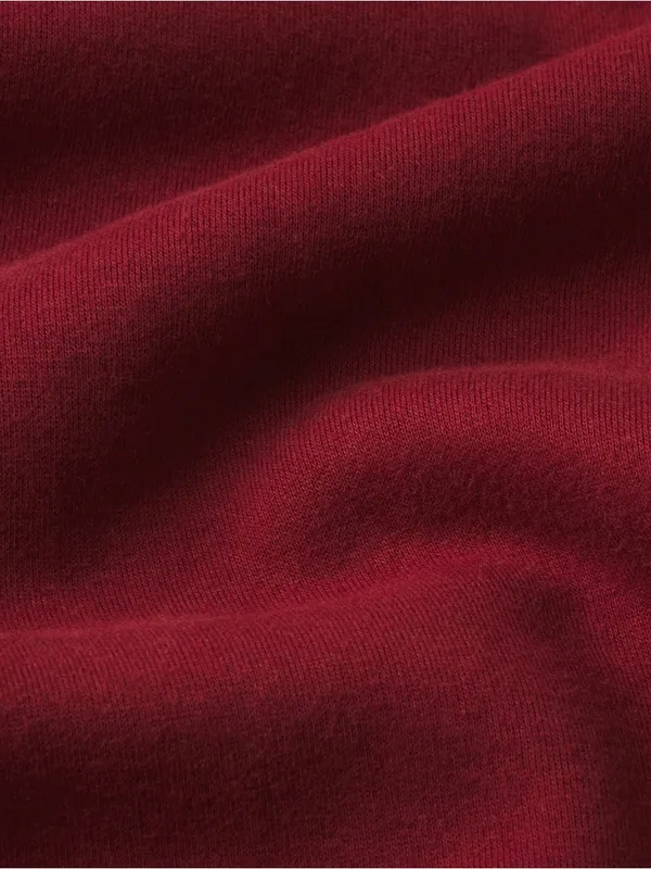 Skims (Gar) Cotton Fleece Classic Pullover Hoodie (8365) | Merlot | Size Large - Image 6