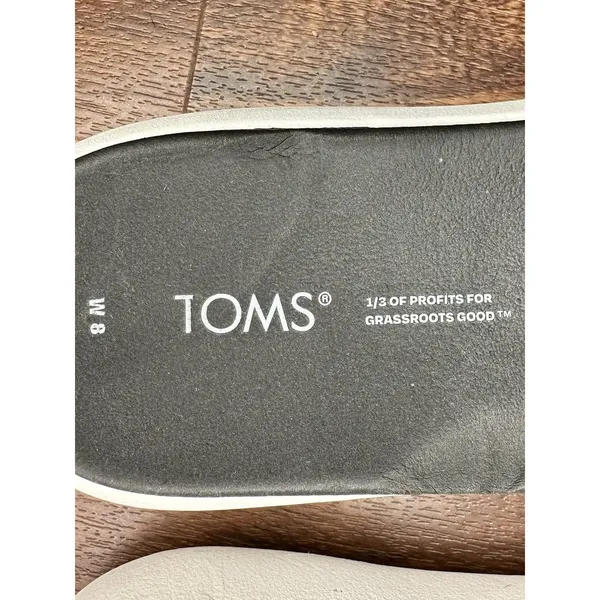 Apple Bottoms Toms Womens Mallow Cement XXL Abstract Leo Repreve Matte Woven Slide Sz 8 EUC! - Image 4