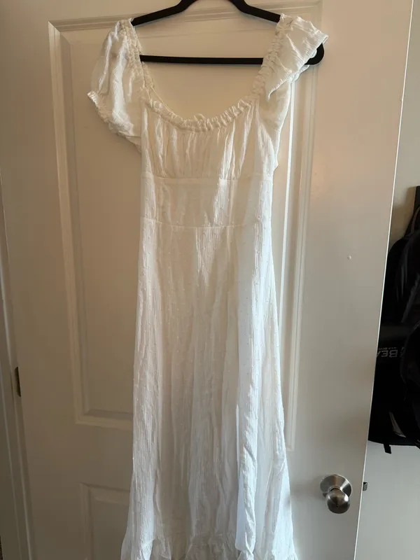 Hollister Saidie Short Sleeve Tie Back Midi Dress - Image 3