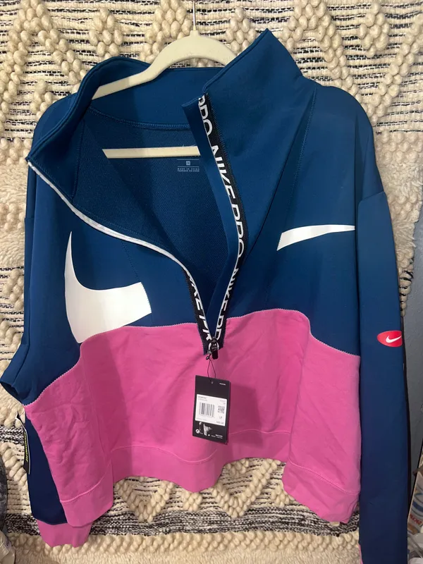 Nike Pink Running Half-Zip Pullover - Image 5