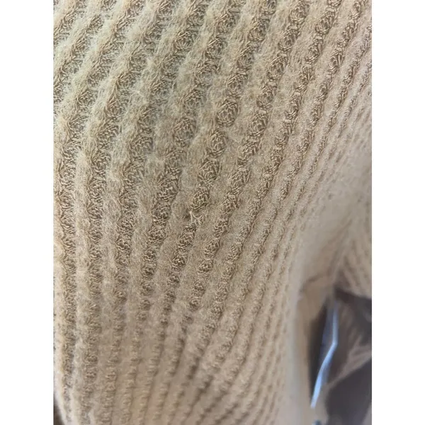 NWT | Women’s Abound Waffle Knit‎ Long Sleeve Henley Cropped Sweater - Image 4