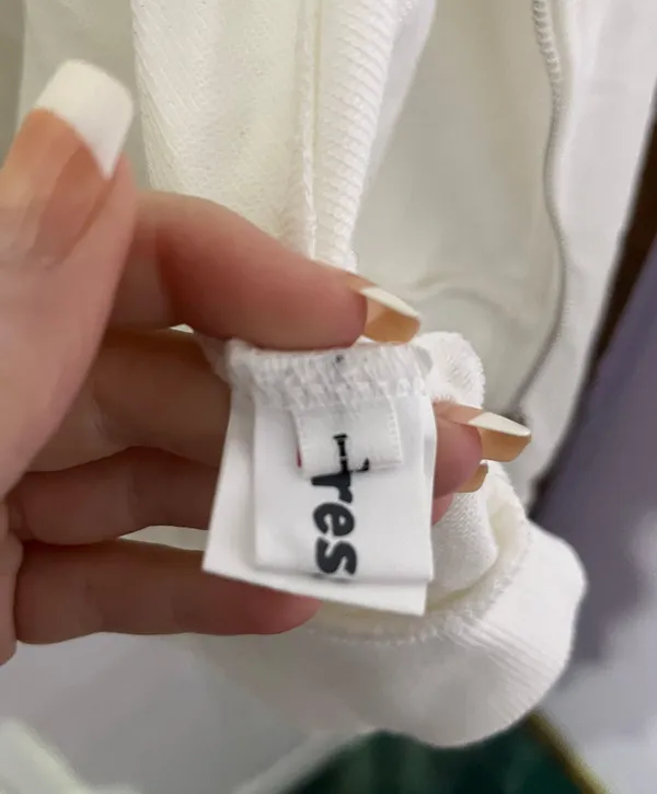 White cropped jacket Size L - Image 4