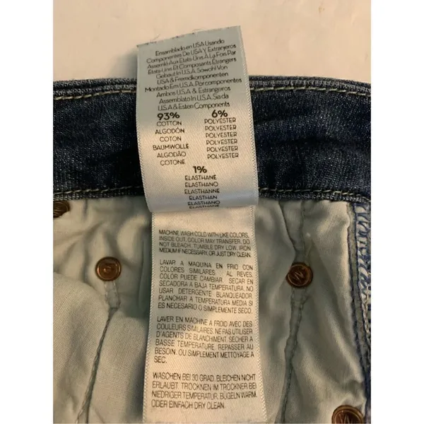 Mother Looker Ankle Fray Girl Crush jeans women's size 25 - Image 6