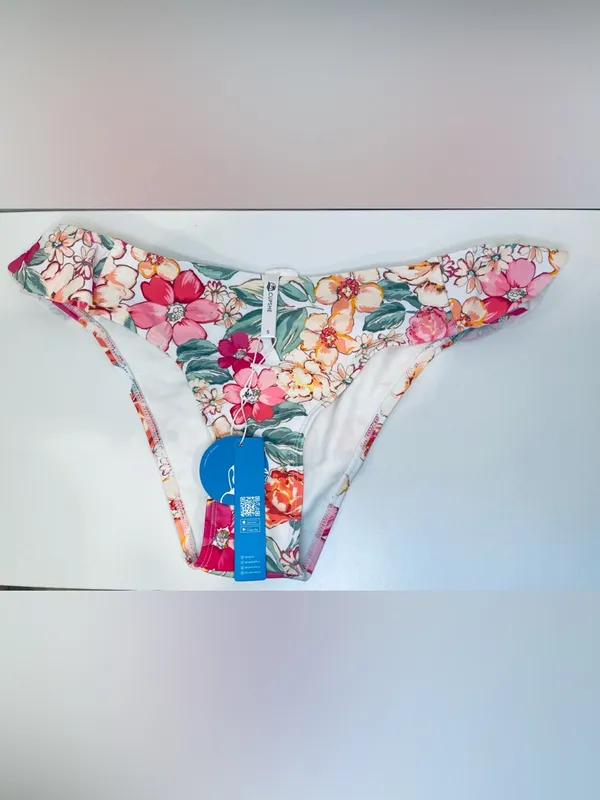Cupshe Set NWT Women’s Pink Multi Floral Bikini Swimsuit Size‎ S - Image 5