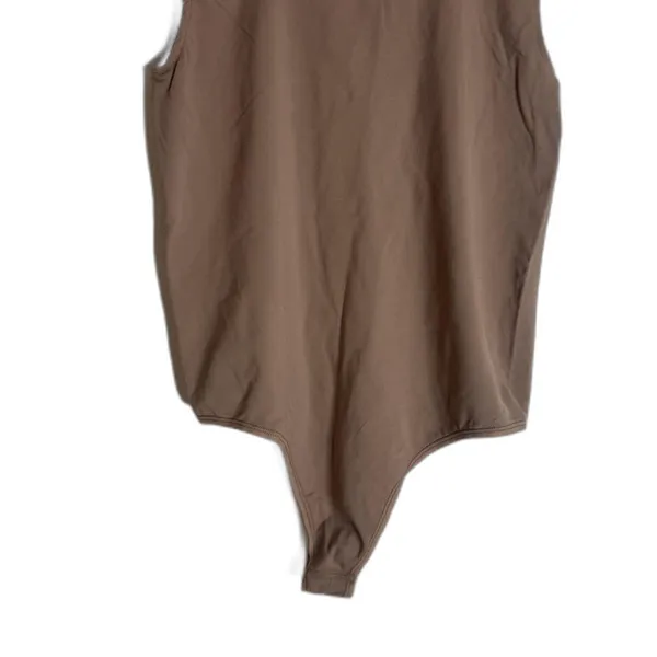 Skims Soft Smoothing Seamless Thong Bodysuit Womens Small Brown Sienna Shapewear - Image 3