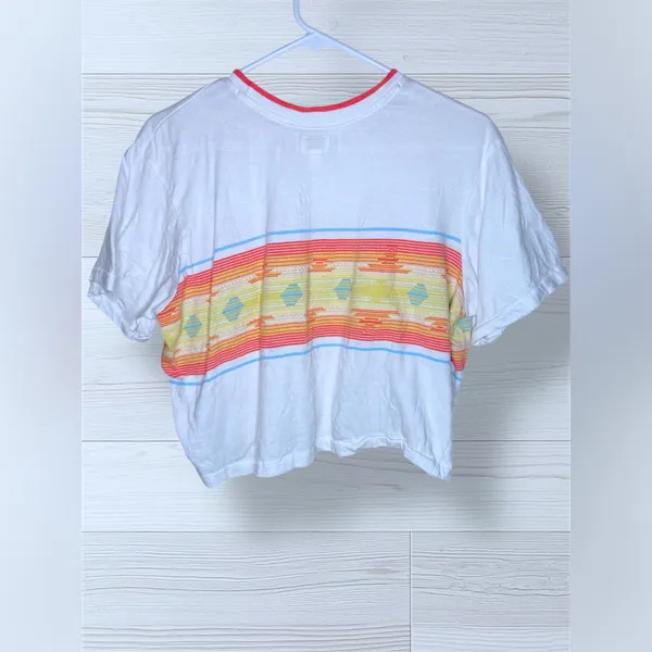 BILLABONG X WRANGLER Women’s Border Line Jaquard Short Sleeve Graphic Tee - Image 6