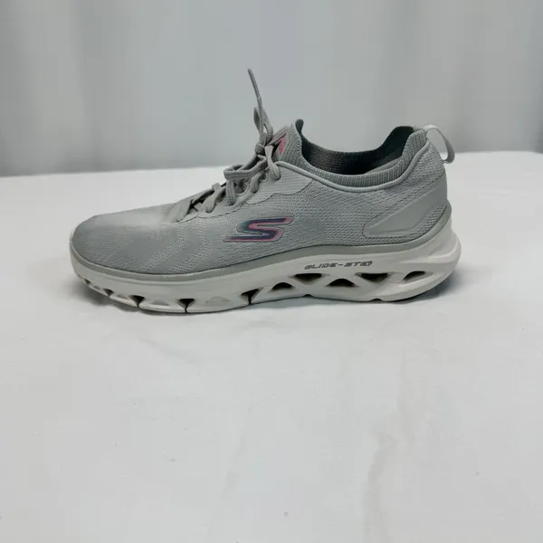 Skechers Womens Glide Step Skylar Running Shoes Sneakers Womens 10 Gray Comfort - Image 3