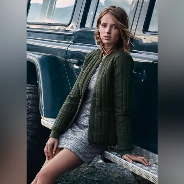 NWT Fabletics Pisa Puffer Jacket in Dark Olive Green Size‎ Extra Large - Image 10