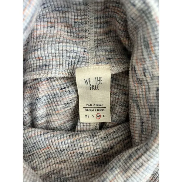 Free People We The Free Long Sleeve Turtleneck Tunic Top Medium‎ - Image 3