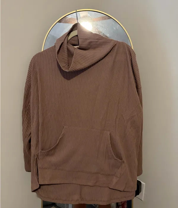Off purple turtleneck sweater - Image 2