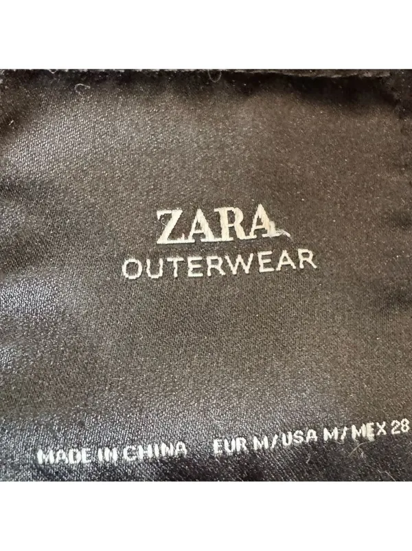 Zara Outerwear Black Corduroy Jacket Size Size Medium - Image 2
