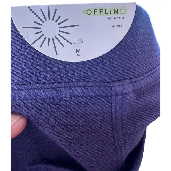 Offline by Aerie Womens Size Medium Xtra Flare‎ Hi-Rise Pants Blue - Image 6
