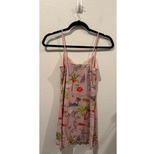 URBAN OUTFITTERS Spaghetti Straps Island Paradise Mini Dress - Image 6