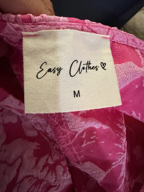 Easy clothes pink dress Size M - Image 8