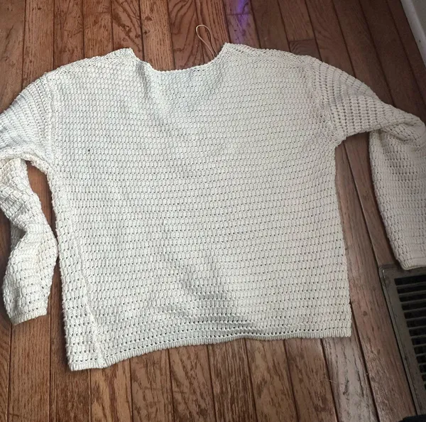 Knitted sweater White Size M - Image 2