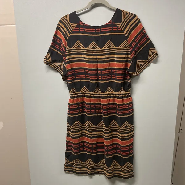 Pendleton The Portland Collection Silk Dress‎ Geometric Print Size L - Image 3